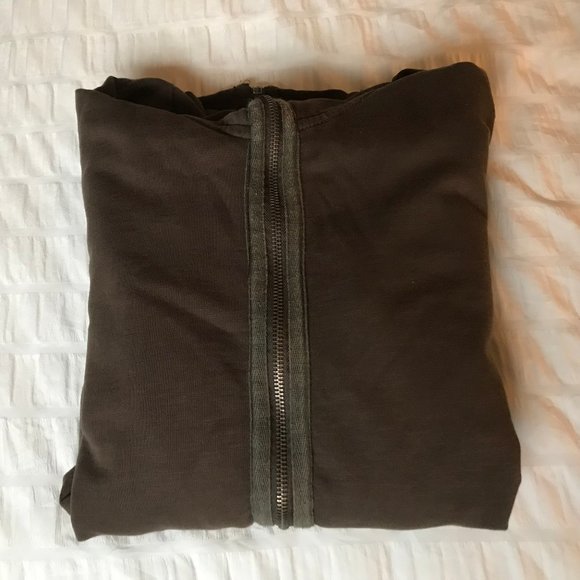 Parasuco Brown Hoodie Zip-up Hooded Sweatshirt MEN Large - Picture 7 of 7